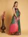 Picture of Delightful Silk Dark Olive Green Saree