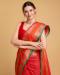 Picture of Stunning Silk Crimson Saree