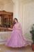 Picture of Appealing Georgette Plum Readymade Gown