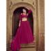 Picture of Resplendent Georgette Dark Red Lehenga Choli