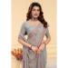 Picture of Alluring Georgette Silver Saree