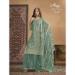 Picture of Net Dark Slate Grey Straight Cut Salwar Kameez