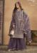 Picture of Good Looking Net Dim Gray Straight Cut Salwar Kameez