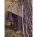 Picture of Good Looking Net Dim Gray Straight Cut Salwar Kameez