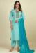 Picture of Cotton Medium Aqua Marine Readymade Salwar Kameez