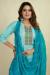 Picture of Cotton Medium Aqua Marine Readymade Salwar Kameez