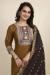 Picture of Grand Cotton Saddle Brown Readymade Salwar Kameez