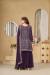 Picture of Georgette Dark Magenta Straight Cut Salwar Kameez