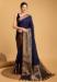 Picture of Grand Silk Midnight Blue Saree