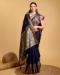 Picture of Grand Silk Midnight Blue Saree