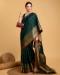 Picture of Fine Silk Sea Green Saree