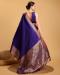 Picture of Sublime Silk Dark Slate Blue Saree