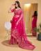 Picture of Grand Net Hot Pink Saree