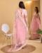 Picture of Fine Net Light Pink Saree