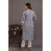 Picture of Rayon & Cotton Grey Readymade Salwar Kameez