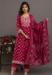 Picture of Rayon & Cotton Dark Red Readymade Salwar Kameez