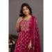 Picture of Rayon & Cotton Dark Red Readymade Salwar Kameez