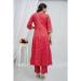 Picture of Rayon & Cotton Crimson Readymade Salwar Kameez