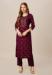 Picture of Pleasing Rayon Purple Kurtis & Tunic