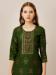 Picture of Amazing Rayon Dark Green Kurtis & Tunic