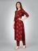 Picture of Pretty Rayon Maroon Kurtis & Tunic