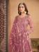 Picture of Ideal Net Pink Straight Cut Salwar Kameez