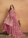 Picture of Ideal Net Pink Straight Cut Salwar Kameez