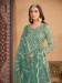 Picture of Classy Net Cadet Blue Straight Cut Salwar Kameez