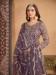 Picture of Elegant Net Dim Gray Straight Cut Salwar Kameez