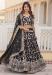 Picture of Sightly Georgette Black Lehenga Choli