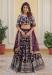 Picture of Grand Georgette Brown Lehenga Choli