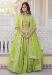 Picture of Pretty Chiffon Yellow Green Lehenga Choli