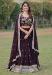 Picture of Good Looking Georgette Black Lehenga Choli