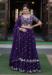 Picture of Sightly Georgette Midnight Blue Lehenga Choli