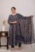 Picture of Rayon & Cotton Dim Gray Readymade Salwar Kameez