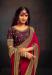 Picture of Graceful Georgette Maroon Saree