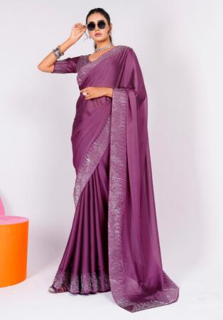 Picture of Amazing Silk Brown Saree