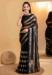 Picture of Ideal Georgette Black Saree