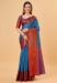 Picture of Statuesque Silk Steel Blue Saree