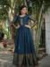 Picture of Elegant Chiffon Dark Slate Grey Readymade Gown