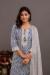 Picture of Rayon & Cotton Light Slate Grey Readymade Salwar Kameez