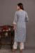 Picture of Rayon & Cotton Light Slate Grey Readymade Salwar Kameez