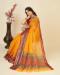 Picture of Resplendent Chiffon Dark Orange Saree