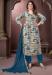 Picture of Rayon Dark Slate Grey Readymade Salwar Kameez