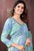 Picture of Shapely Rayon Steel Blue Readymade Salwar Kameez