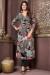 Picture of Statuesque Rayon Black Readymade Salwar Kameez