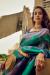 Picture of Ideal Satin & Brasso Light Sea Green Saree