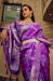 Picture of Sightly Satin & Brasso Dark Orchid Saree