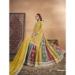 Picture of Chiffon Golden Rod Straight Cut Salwar Kameez