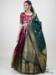 Picture of Lovely Silk Maroon Lehenga Choli